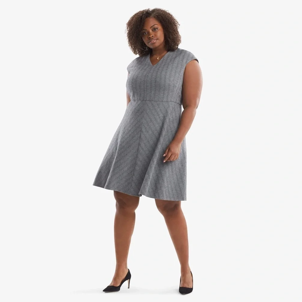 MM Lafleur The Ruth Dress in Zip Jacquard Print NWT Size 16 - Picture 15 of 16